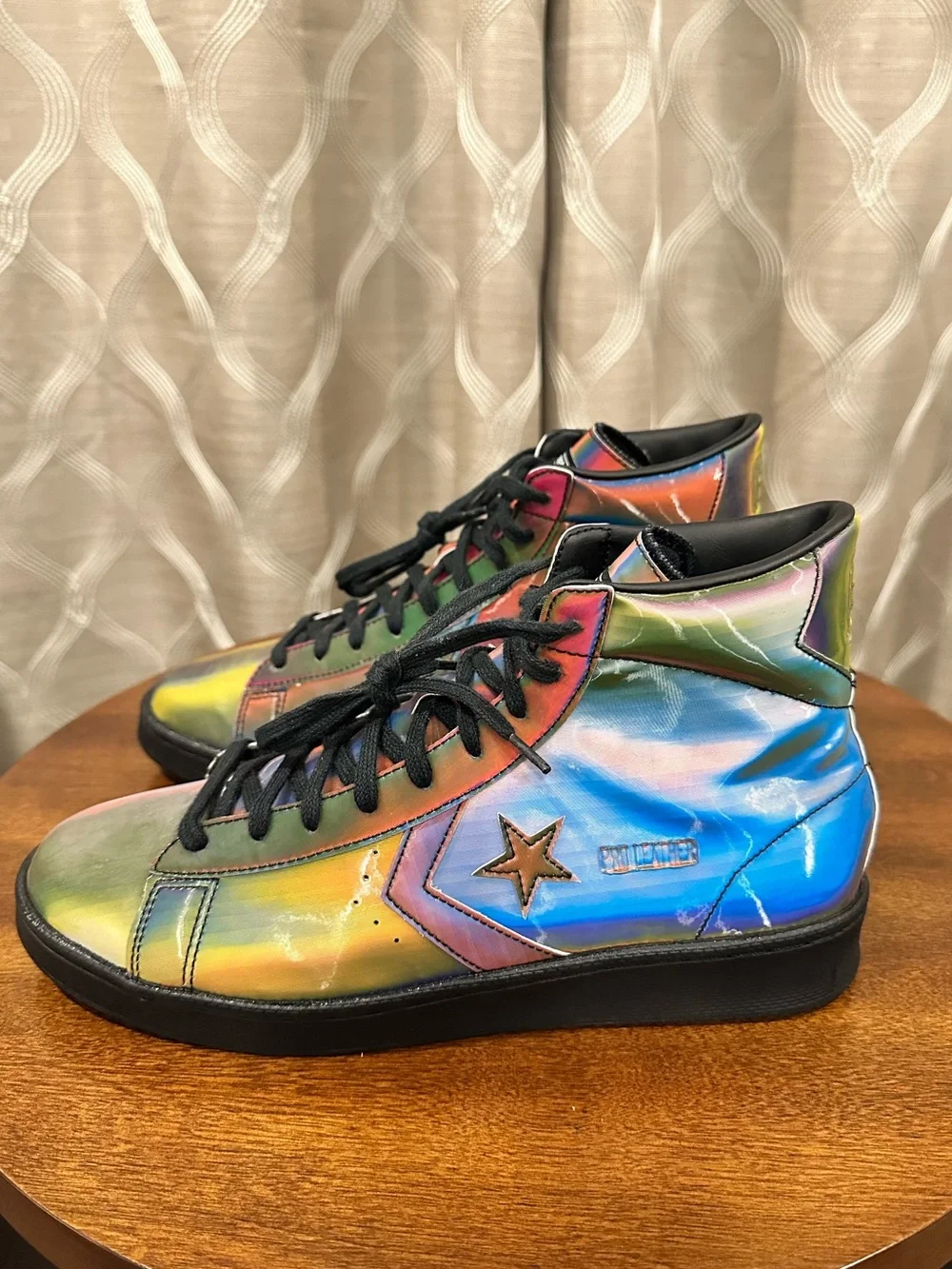 Converse Pro Leather "Spectrum" Iridescent, Multicolored Sneakers - Picture 3 of 13